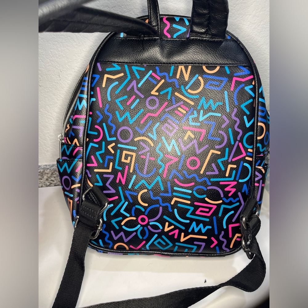 Stranger Things Mini Backpack Bag 80s Pattern Fun… - image 6